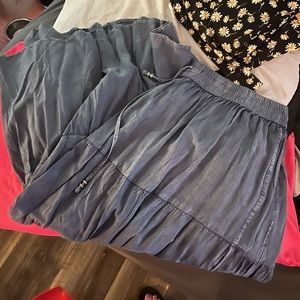 Denim tiered look skirt size 3x